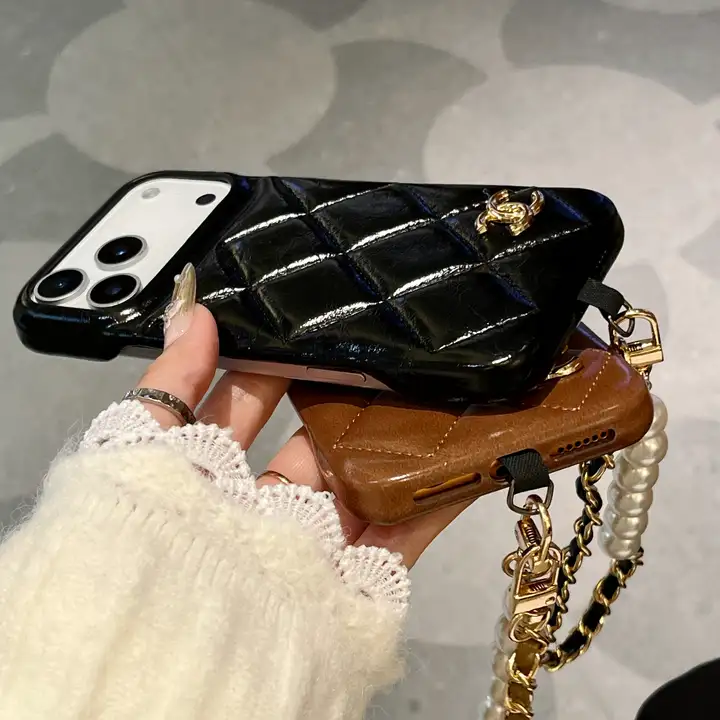 シャネル iphone18proスマホケース 手首 かわいい チャーム
