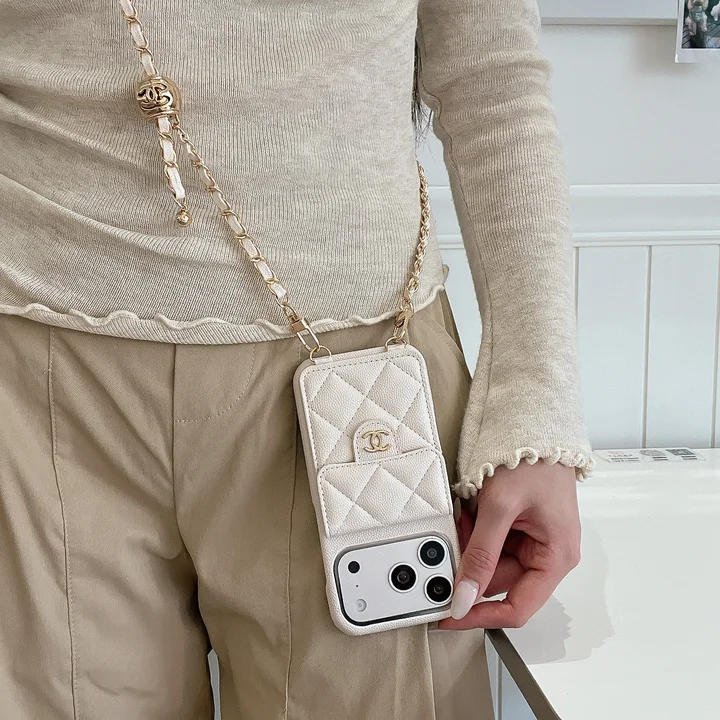 シャネル iphone18promaxケース 背面 カード収納