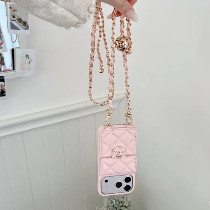 chanel iphone18proケース ショルダー チェーン付き