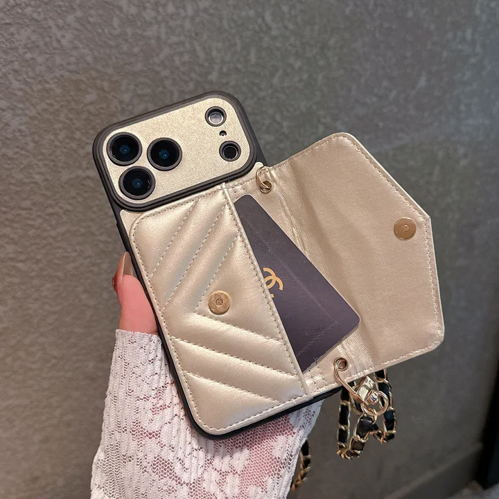 イヴサンローラン iphone18proケース ショルダー チェーン付き