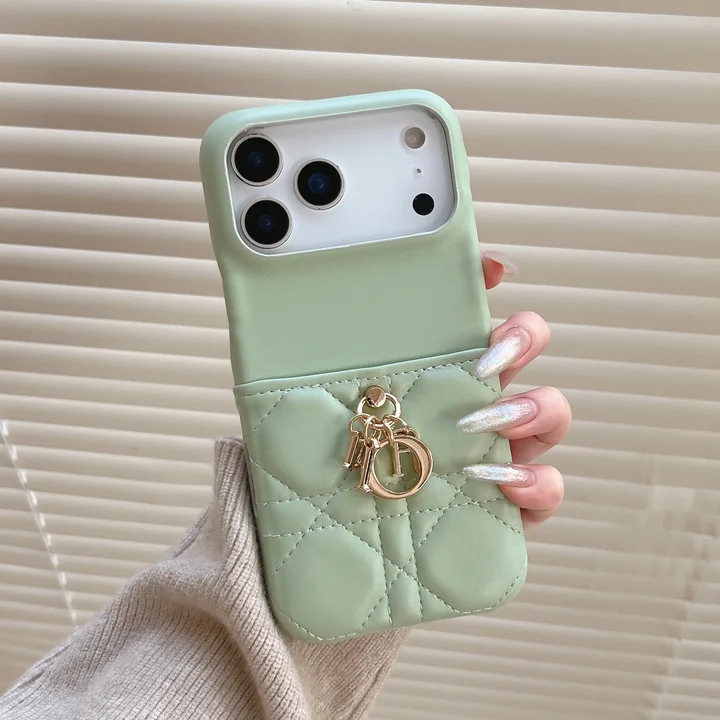 ディオール iphone18proケース バッグチャーム付き
