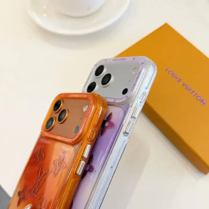Vuitton iphone18promax 携帯ケース グラデーションカラー