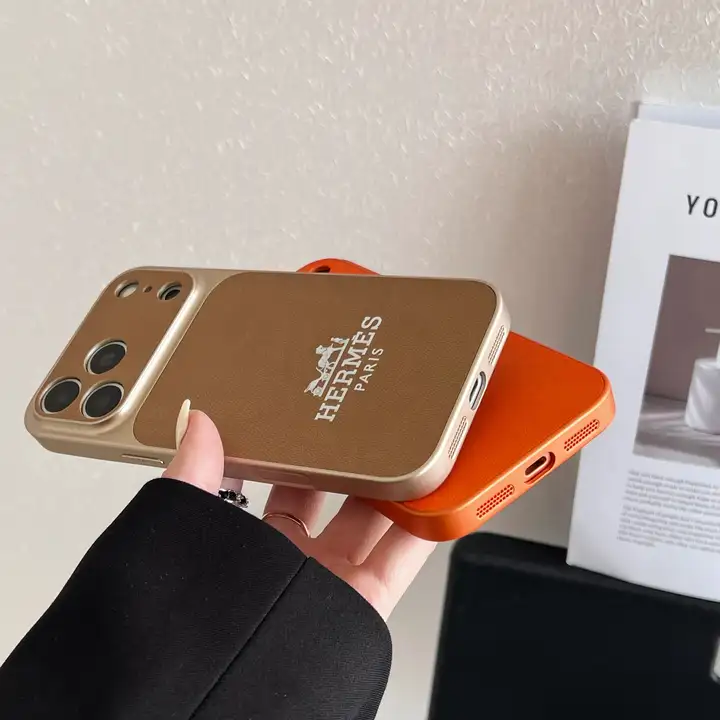 エルメス レザー調 iphone18proケース