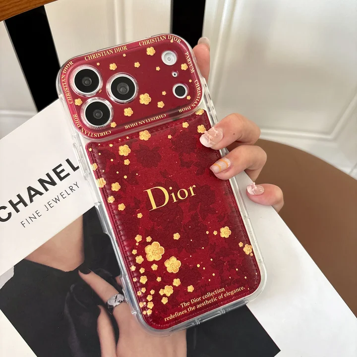 ディオールiphone18promaxケース 一体型レンズ保護