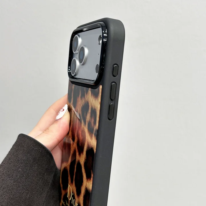 ディオール ヒョウ柄 iphone18proケース