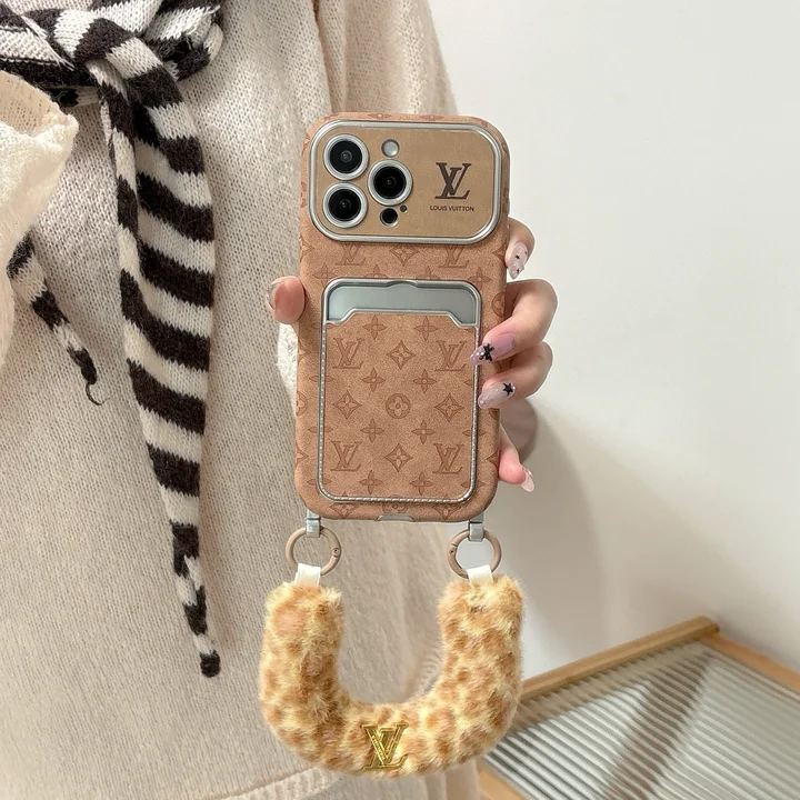 ルイヴィトン iphone18 ケース カード収納 背面
