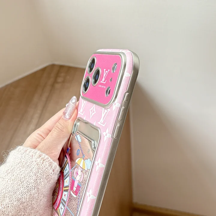 ルイビトン iphone18pro ケース レディース ショートストラップ