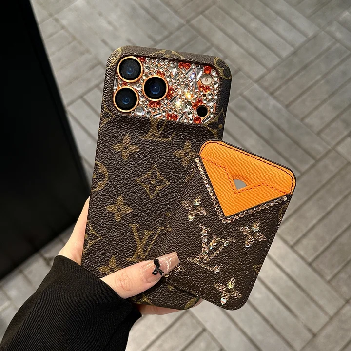 ルイヴィトン iphone18promaxケース 背面 カード 収納