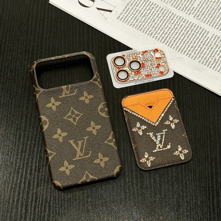 ルイヴィトン iphone18promaxケース 背面 カード 収納