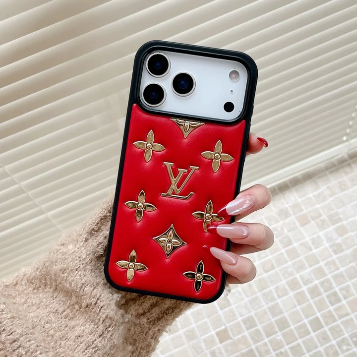 LV アイフォーン 18proケース 皮製 立体感