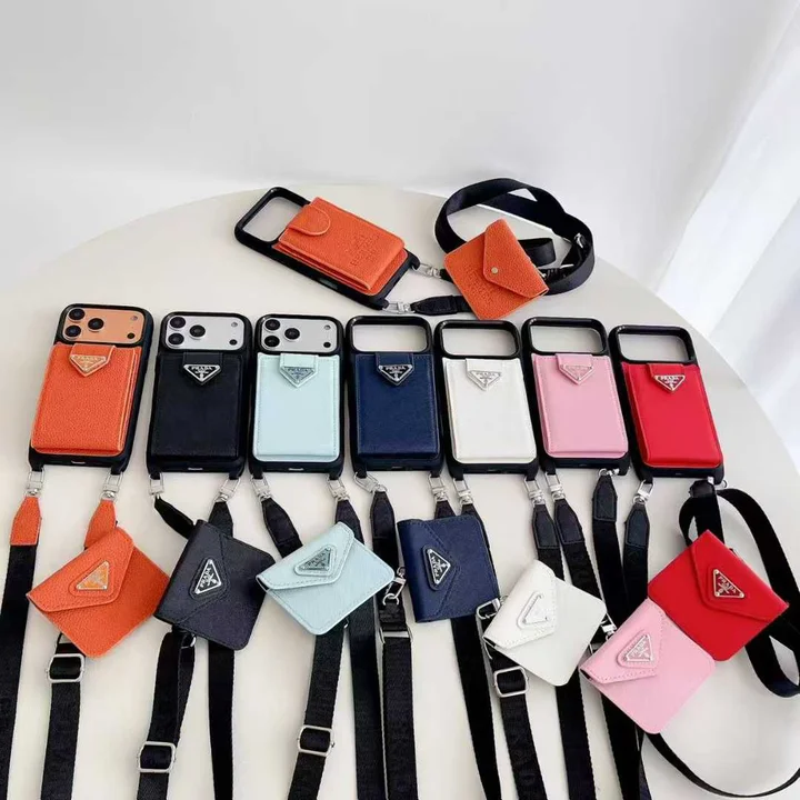 Prada iphone18pro携帯ケース ショルダー 付き