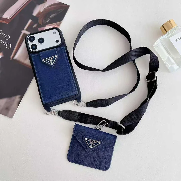 Prada iphone18proケース ショルダー ストラップ付き