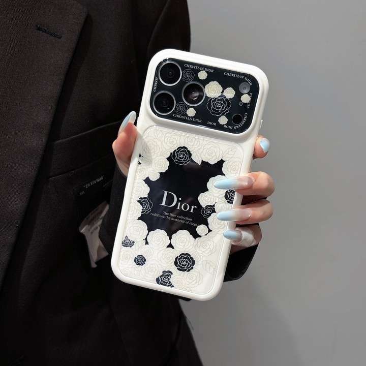ディオール iphone18proケース バラ柄 かわいい