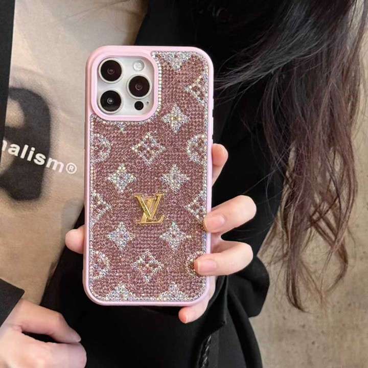 ルイヴィトン iphone18promaxケース キラキラ 可愛い