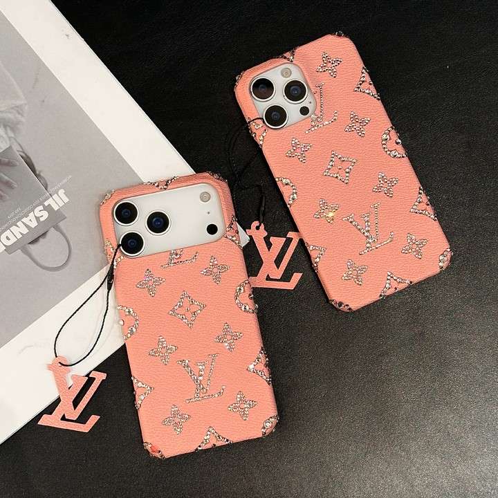 ルイ ヴィトン iphone 18 ケース ラインストーン 付き