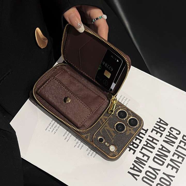 ルイヴィトン iphone18promaxケース ジップ ポケット付き