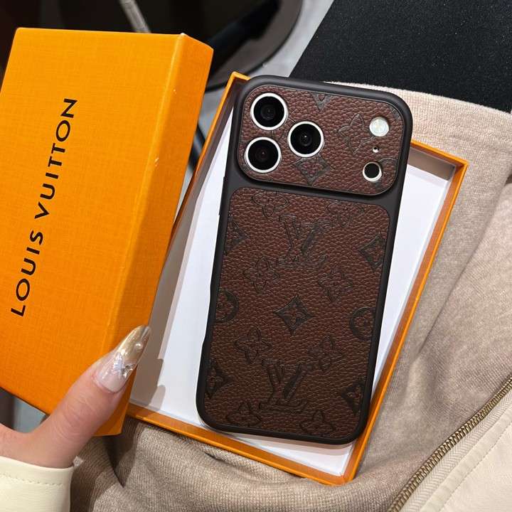 ルイヴィトン ロゴ型押しiphone18ケース
