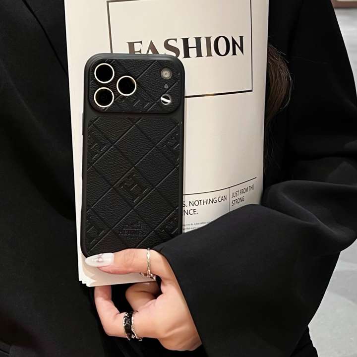 エルメス iphone18promax ケース チェック柄