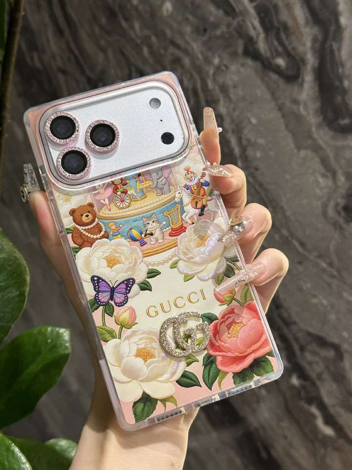 グッチ iphone18proケース イラスト アニメ風