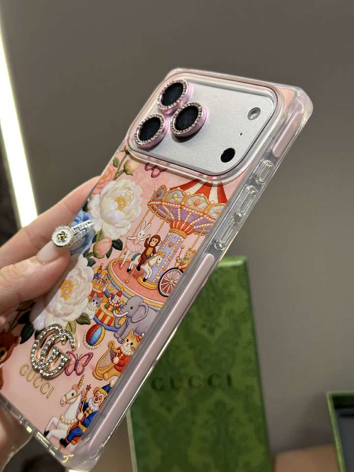 グッチ iphone18 アニメ風 スマホケース