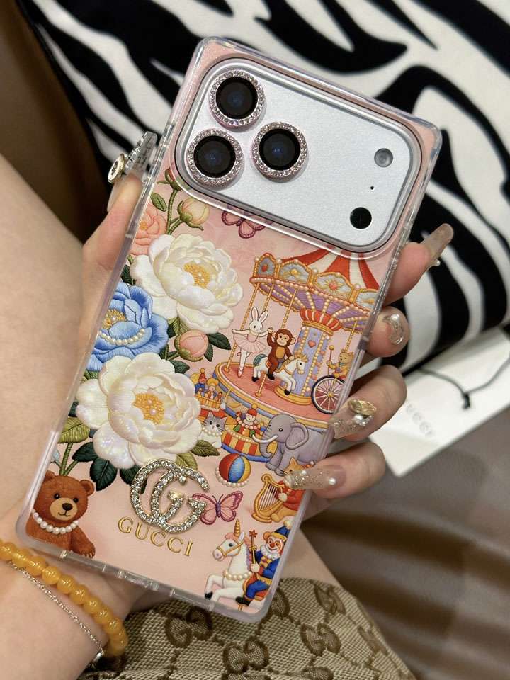 グッチ iphone18promaxケース イラスト アニメ風