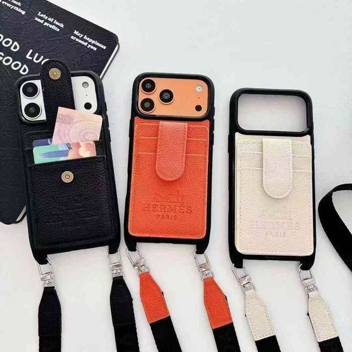 エルメスiphone18proスマホケース 縦型 ショルダー