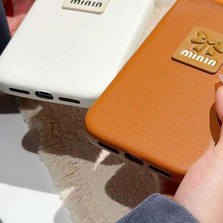 MIU MIU iphone18pro ケースリボン 付き