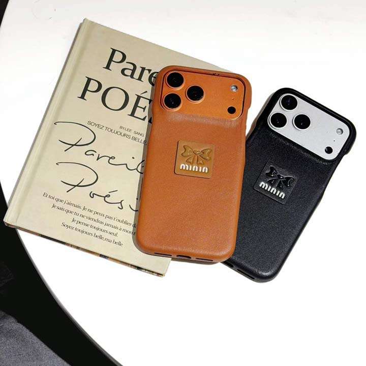 MIU MIU iphone18promaxケース スリム 耐衝撃