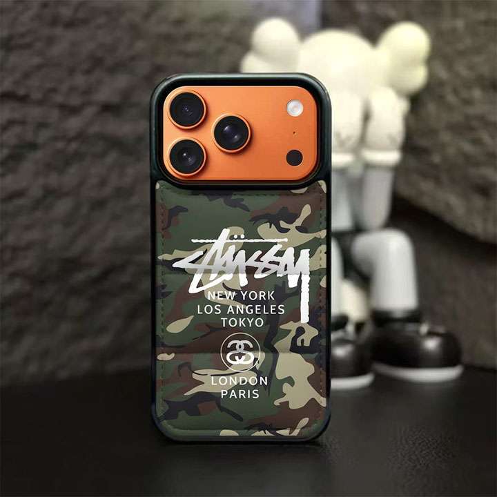Stussy アイフォン18proケース アウトドア おしゃれ