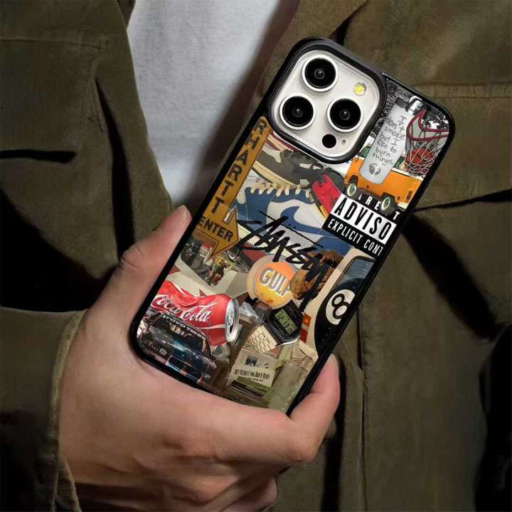 ステューシー ダウンジャケット iphone18proケース