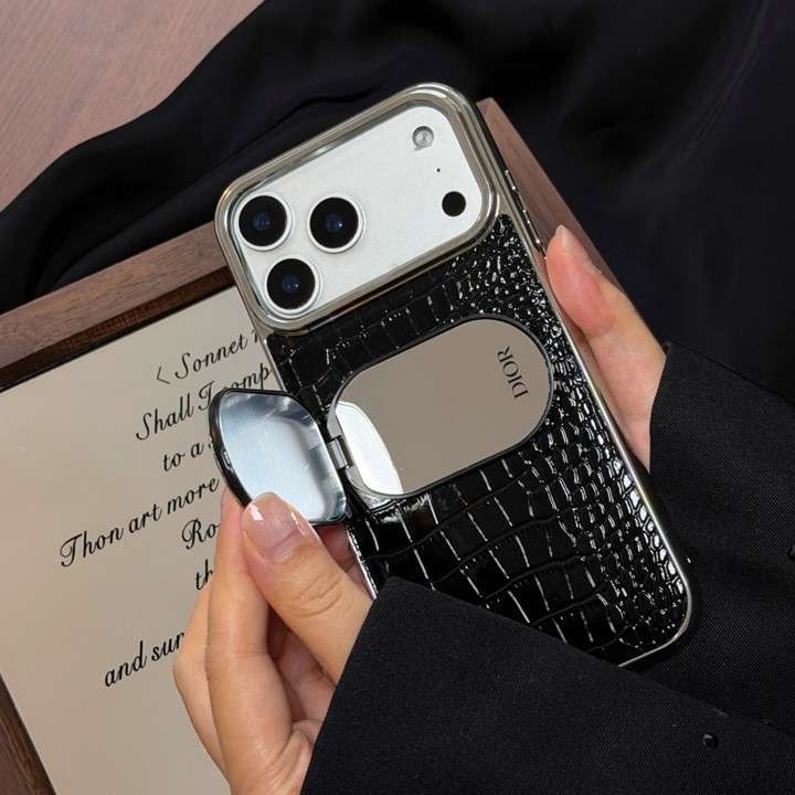 ディオール iphone18proケース ミラー 付き