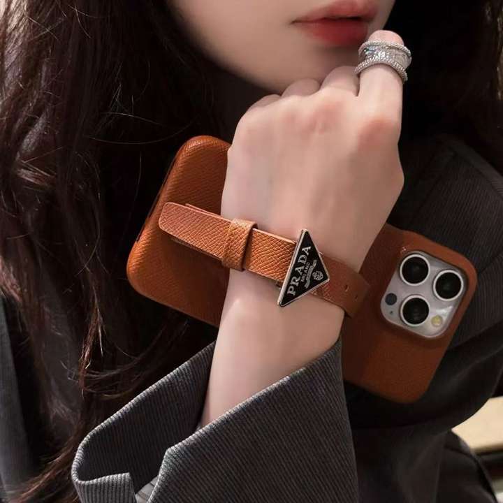 PRADA iphone18promaxケース ベルト 付き