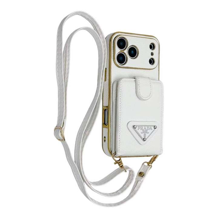 prada iphone18proケース さ調節可能 肩掛け 斜め掛け