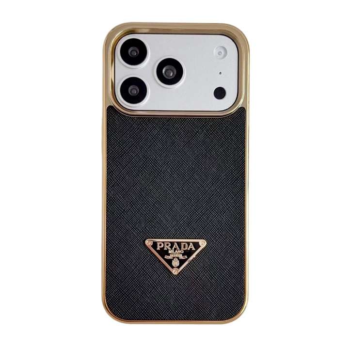 プラダ iphone18promaxケース サフィアーノレザー