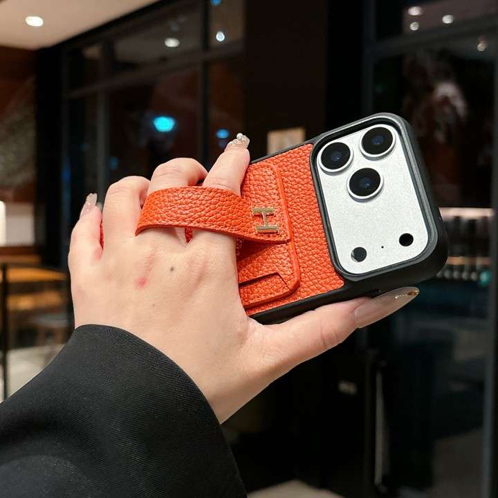 エルメス iphone18promax ケース 背面 カード収納