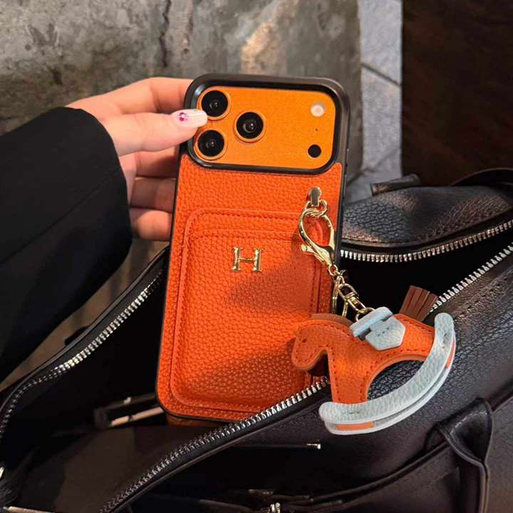 エルメス iphone18pro ケース 背面 収納