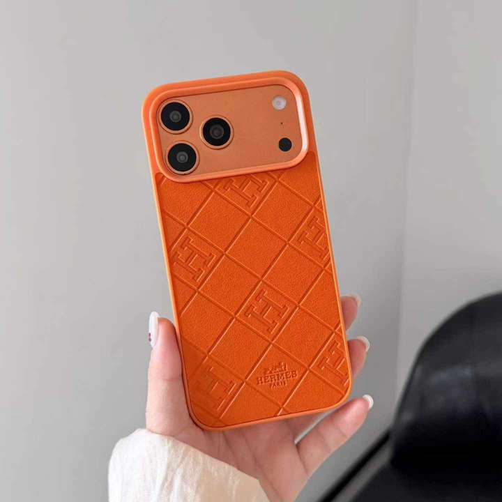 エルメス iphone18promaxケースエンボスレザー