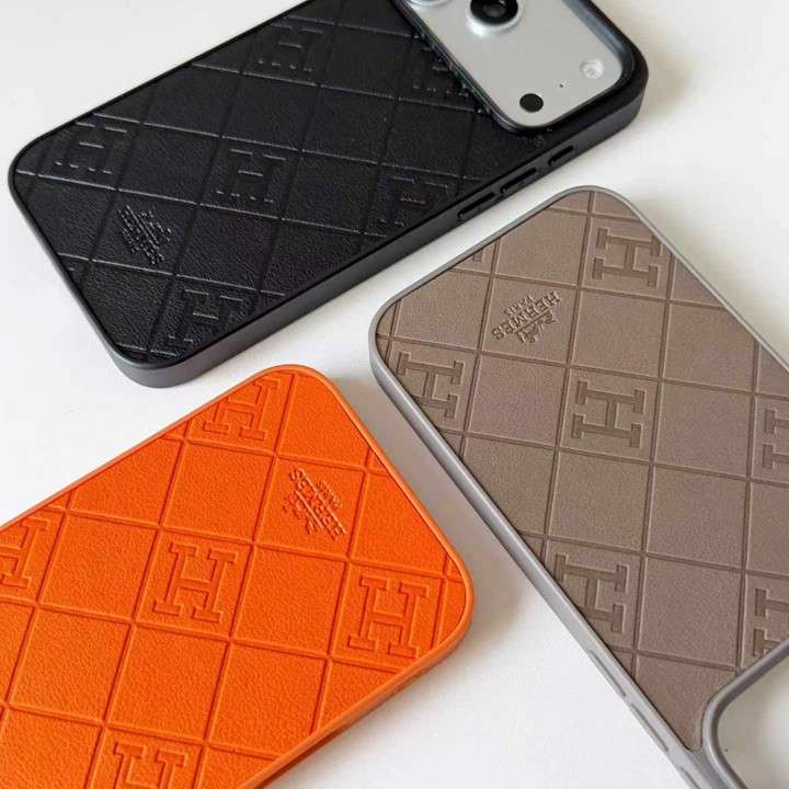 エルメス チェック柄 iphone18pro ケース