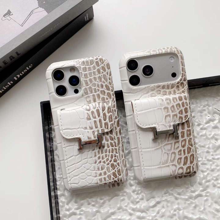 HERMES iphone18proケース 大容量 カード収納
