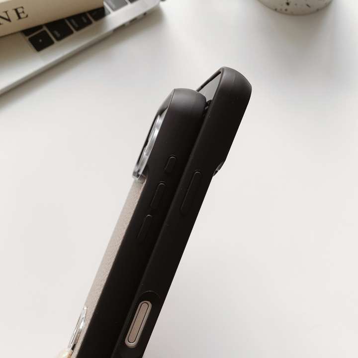 Dior iphone18promaxケース ライチ柄 PUレザー