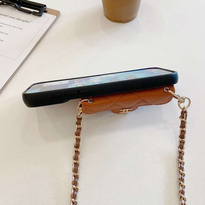 シャネル iphone18proケース マトラッセ レザー