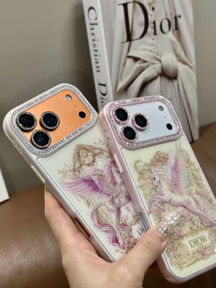 dior iphone18proケース 馬柄
