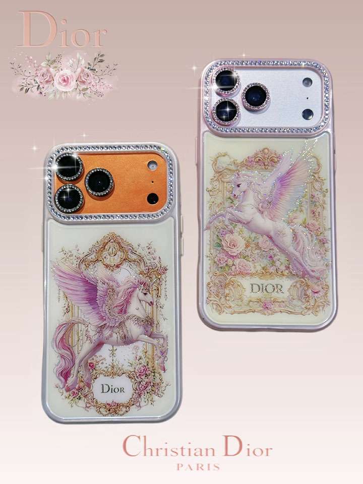 ディオール ラインストーン付き iphone18 ケース