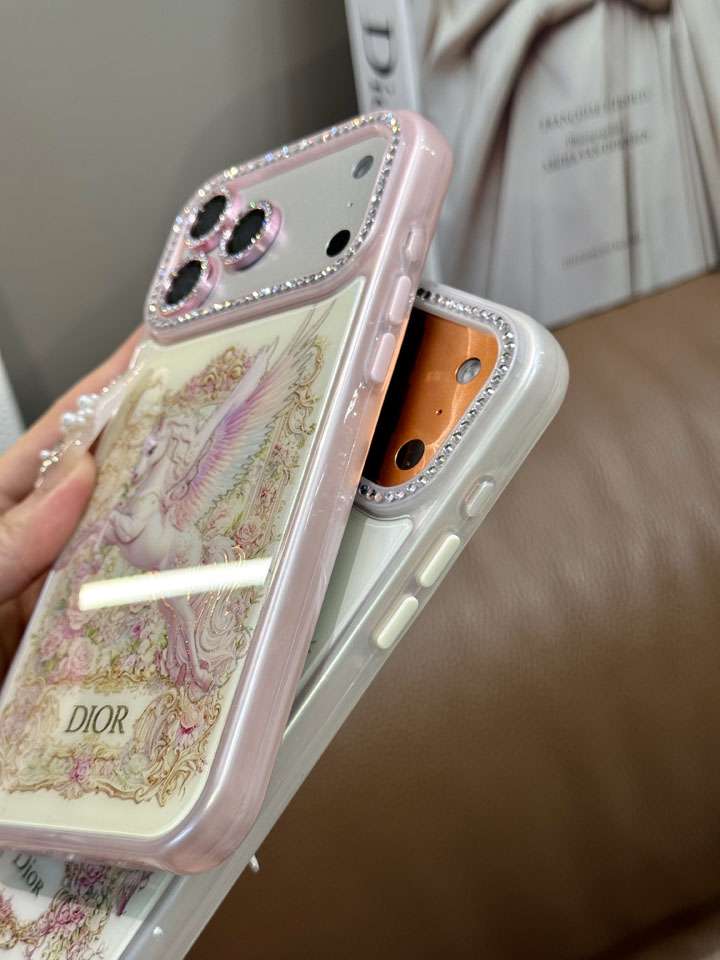 ディオールiphone18promax ガラスケース