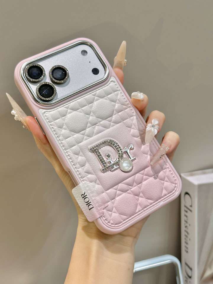 ディオール iphone18promax ケース レザー 手触り良い