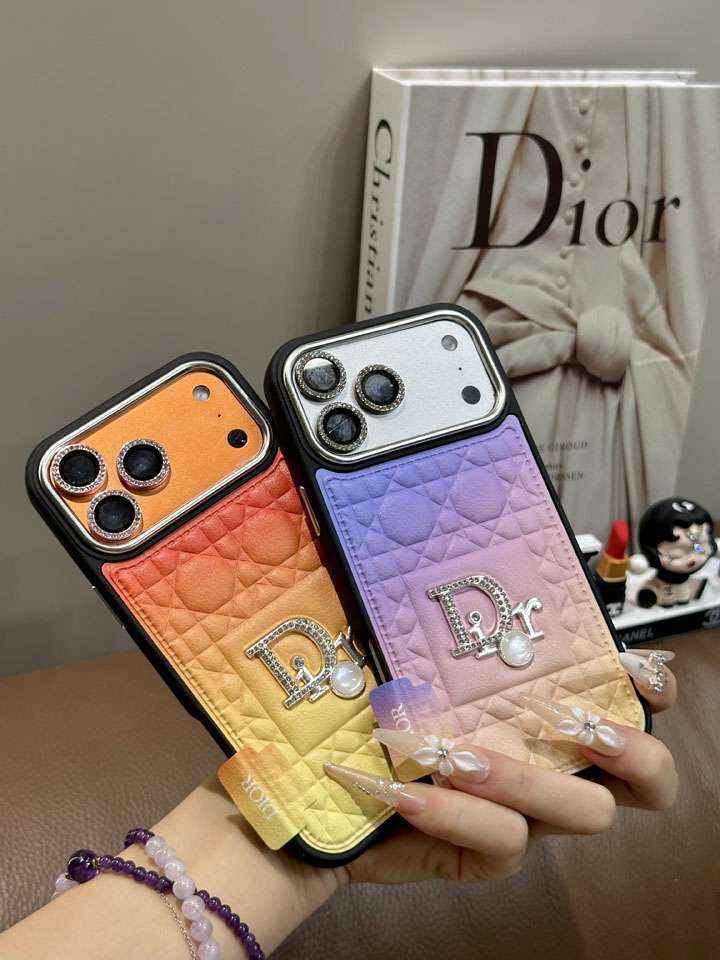 Lady Dior iphone18pro ケース グラデーションカラー