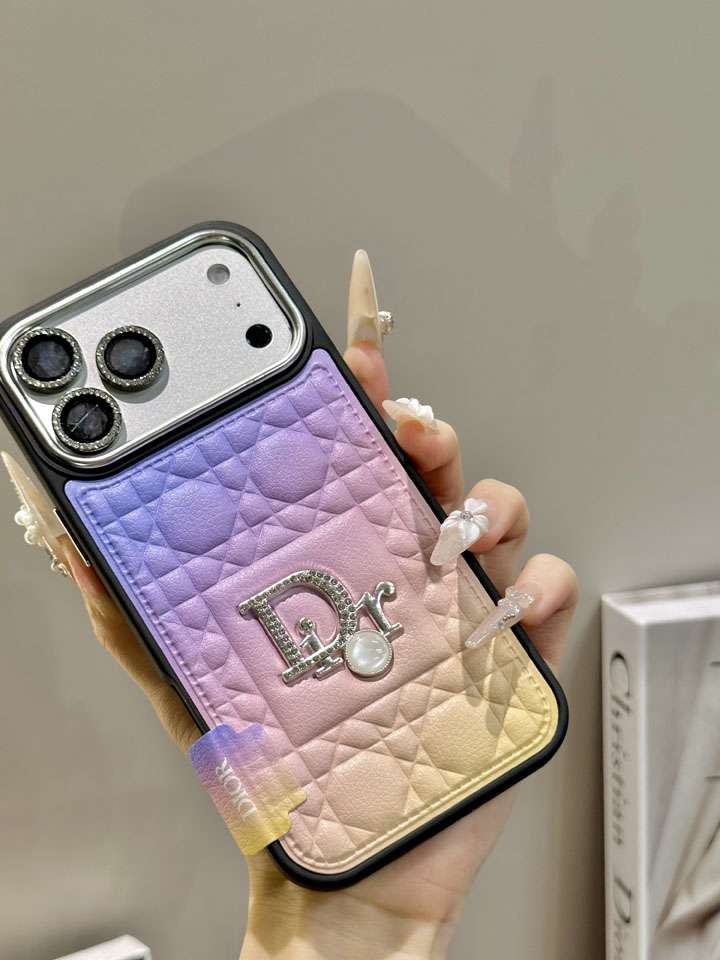 Lady Dior iphone18proケース キラキラ 可愛い