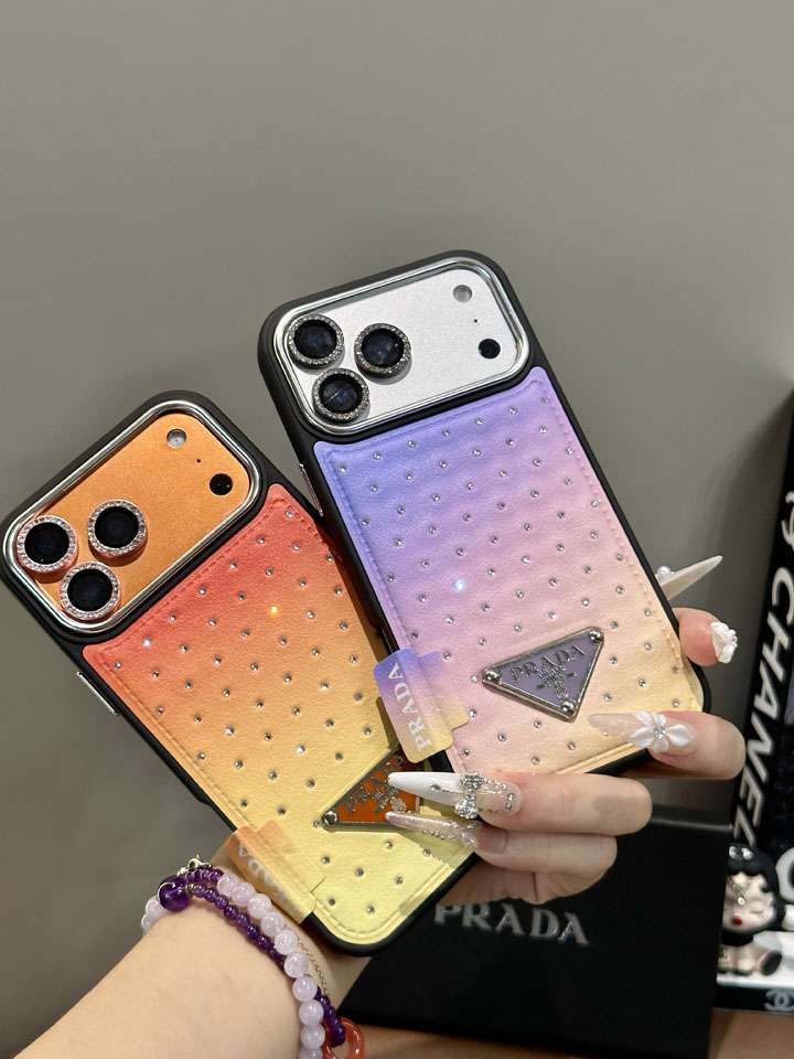 PRADA iphone18ケース レザー