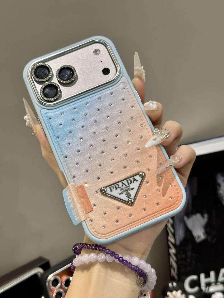 PRADA iphone18ケース レザー
