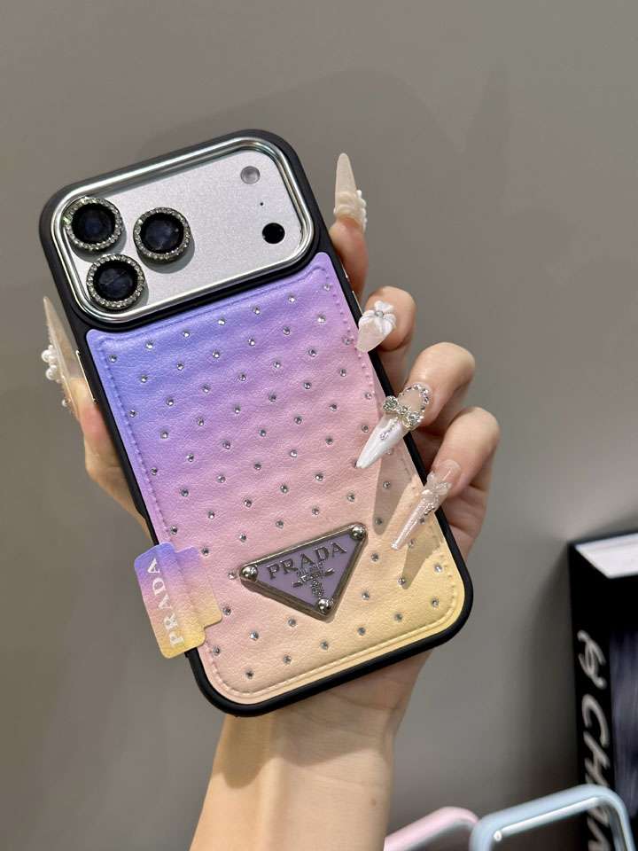PRADA iphone18promaxケース グラデーションカラー